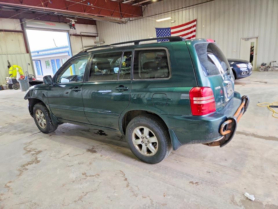 2003 Toyota Highlander VIN JTEHF21A330107841 COPART salvage auction — FRONT END, NY - MV-907A SALVAGE CERTIFICATE, sold $400 on 2026-07-06 (photo 2)