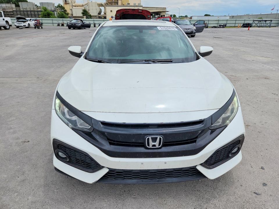 2017 Honda Civic VIN SHHFK7H55HU217844 COPART salvage auction — HAIL, Ok - Cert Of Title-Salvage, sold $5,300 on 2026-07-22 (photo 5)