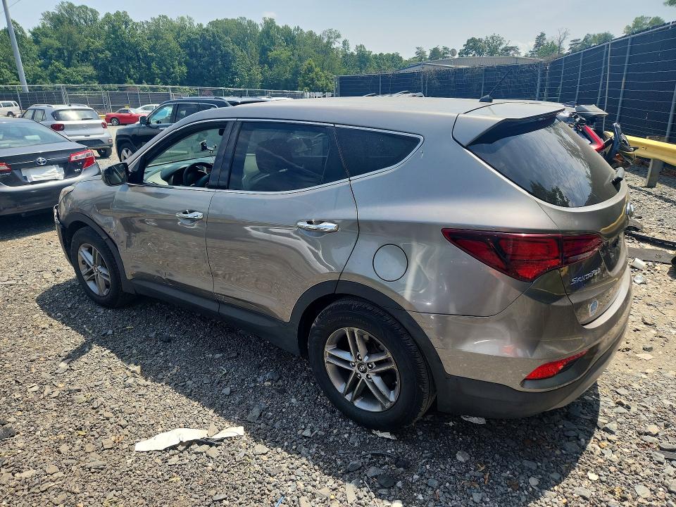 2018 Hyundai Santa fe VIN 5XYZTDLB4JG533936 COPART salvage auction — FRONT END, Md - Cert Of Salvage > 75% Damage, sold $2,150 on 2026-07-07 (photo 2)