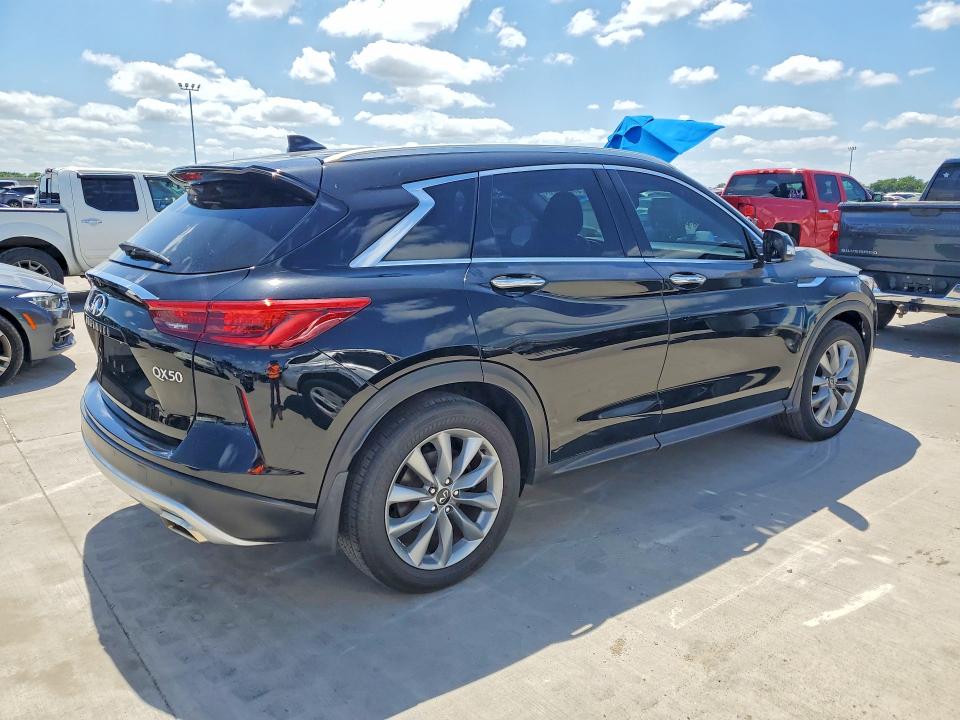 2021 Infiniti Qx50 VIN 3PCAJ5BB6MF108885 COPART salvage auction — FRONT END, TX - CERTIFICATE OF TITLE (P), sold $9,000 on 2026-07-27 (photo 3)