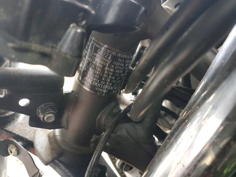 2023 Kawasaki Ex400 VIN JKAEXKH18PDAP4521 COPART salvage auction — ALL OVER, Va - Certificate Of Title, sold $725 on 2026-07-02 (photo 9)