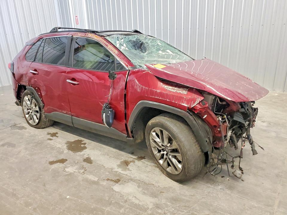 2019 Toyota Rav4 VIN JTMY1RFV4KD515618 COPART salvage auction — ROLLOVER, Sc - Cert Of Title-Dlr Only >25%, sold $150 on 2026-07-28 (photo 4)