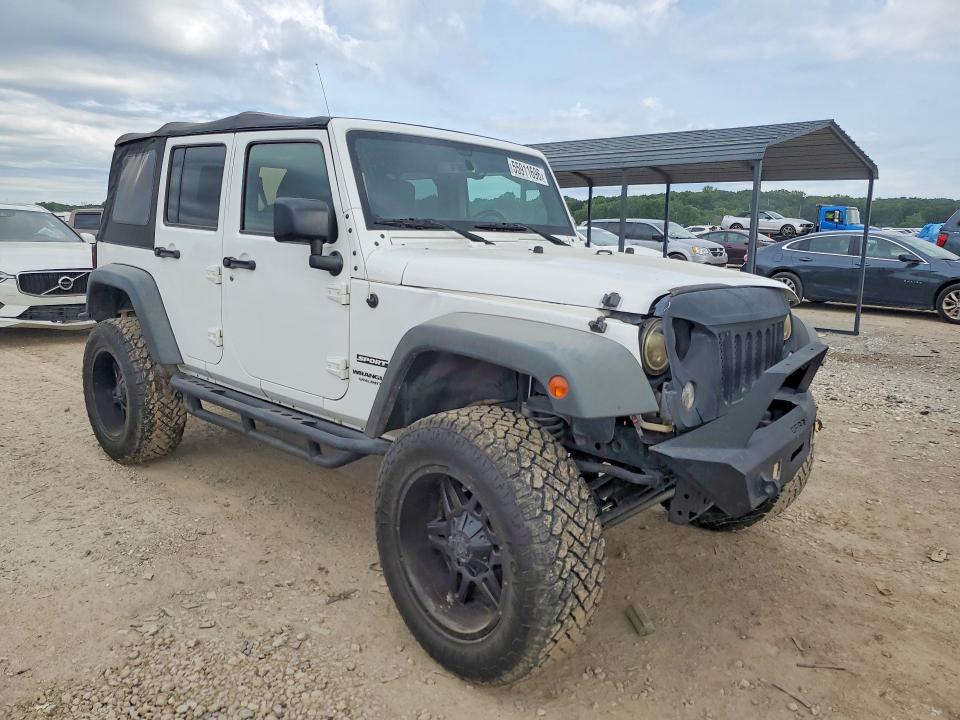 2016 Jeep VIN 1C4BJWDG6GL183557 COPART salvage auction — FRONT END, Mo - Salvage Certificate Of Title, sold $5,600 on 2026-07-09 (photo 4)