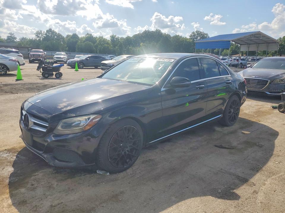 2016 Mercedes-benz C-klasse VIN WDDWF4JB0GR151965 COPART salvage auction — FRONT END, La - Certificate Of Title (P), sold $3,350 on 2026-07-24 (photo 1)
