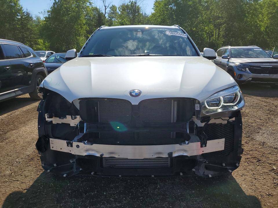 2018 BMW X5 VIN 5UXKR0C54JL075451 COPART salvage auction — FRONT END, On - Permit No Brand - Unfit, sold $27,250 on 2026-07-14 (photo 5)