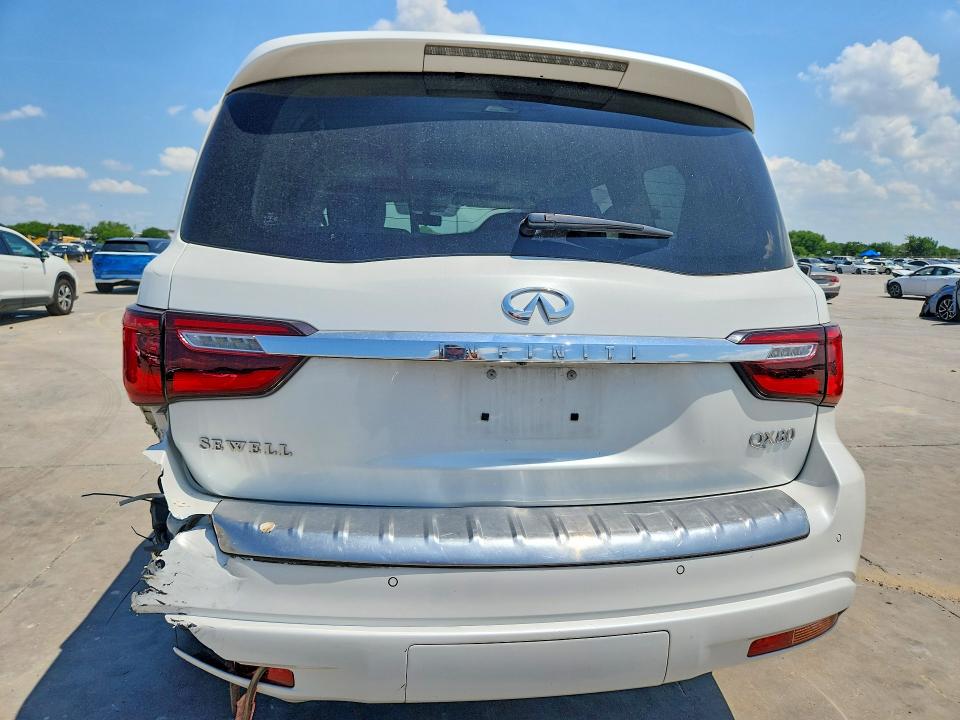 2018 Infiniti VIN JN8AZ2NF6J9664825 COPART salvage auction — REAR END, Tx - Certificate Of Title, sold $5,200 on 2026-07-27 (photo 6)