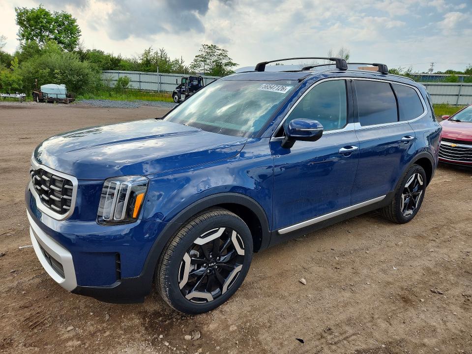 2024 Kia Telluride VIN 5XYP6DGC9RG556206 COPART salvage auction — HAIL, Oh - Cert Of Title-Salvage, sold $5,000 on 2026-07-16 (photo 1)