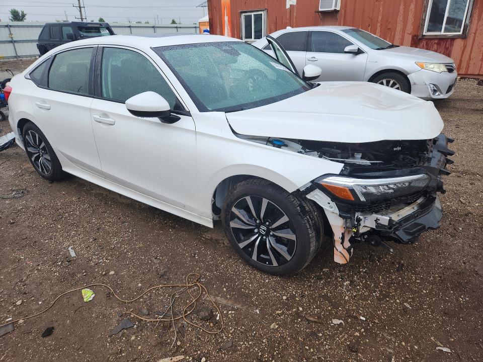 2022 Honda Civic VIN JHMFE1F79NX009461 COPART salvage auction — FRONT END, Il - Salvage Certificate, sold $3,650 on 2026-07-30 (photo 4)