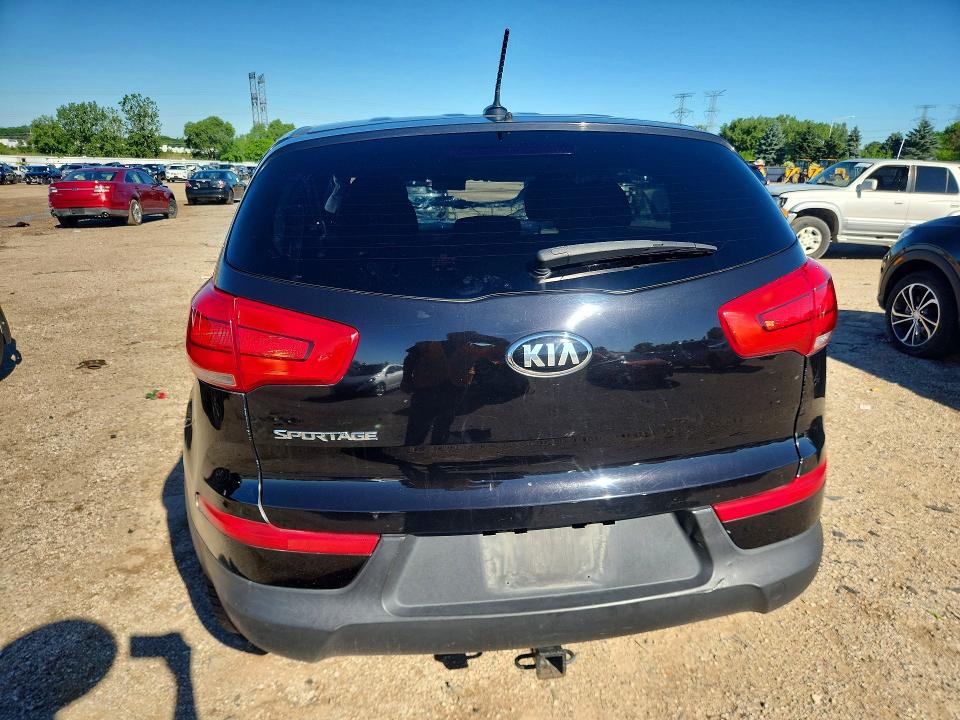 2015 Kia Sportage VIN KNDPBCAC8F7746134 COPART salvage auction — ROLLOVER, Il - Salvage Certificate, sold $275 on 2026-07-16 (photo 6)