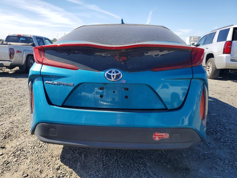 2017 Toyota Prius prime VIN JTDKARFP6H3040513 COPART salvage auction — ROOF, CA - SALVAGE CERTIFICATE, sold $7,000 on 2026-07-14 (photo 6)