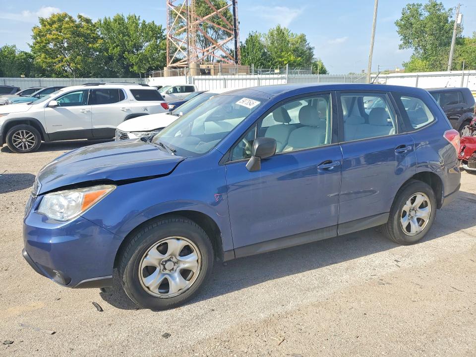 2014 Subaru Forester VIN JF2SJAAC8EH442684 COPART salvage auction — FRONT END, In - Cert Of Title-Salvage Title, sold $1,450 on 2026-07-27 (photo 1)