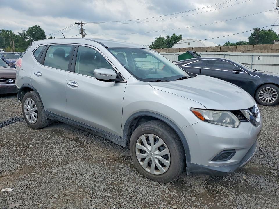 2015 Nissan Rogue VIN KNMAT2MV2FP504045 COPART salvage auction — REAR END, Nj - Cert Of Title-Salvage, sold $1,600 on 2026-07-31 (photo 4)