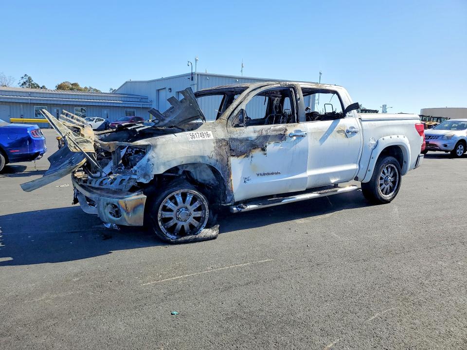 2012 Toyota Tundra VIN 5TFEY5F18CX125948 COPART salvage auction — Burn Interior, CA - NON-REPAIRABLE VEHICLE CERT, sold $475 on 2026-07-20 (photo 1)