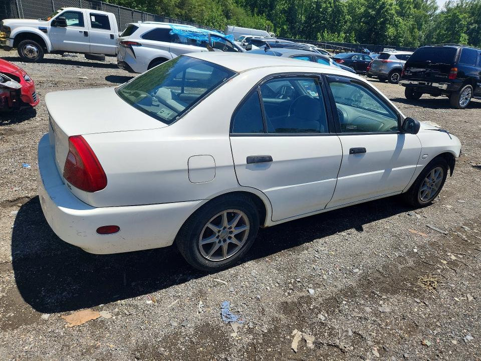 2001 Mitsubishi Mirage VIN JA3AY26C41U051293 COPART salvage auction — FRONT END, MD - CERT OF SALVAGE > 75% DAMAGE, sold $200 on 2026-07-31 (photo 3)