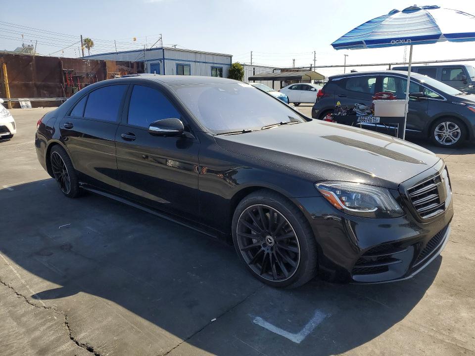 2020 Mercedes-benz S-klasse VIN W1KUG8DB1LA529694 COPART salvage auction — REAR END, Ca - Salvage Certificate, sold $23,300 on 2026-07-15 (photo 4)
