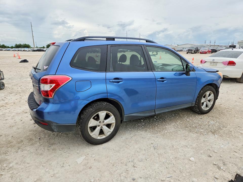 2015 Subaru Forester VIN JF2SJAGC5FH556845 COPART salvage auction — FRONT END, TX - SALVAGE VEHICLE TITLE, sold $550 on 2026-07-16 (photo 3)