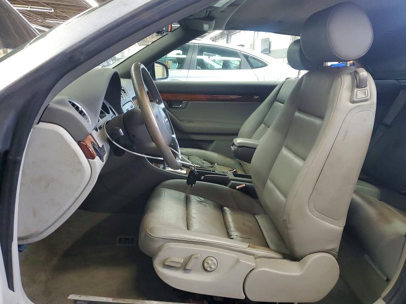 2005 Audi A4 quattro VIN WAUDT48H45K012557 COPART salvage auction — MECHANICAL, Il - Certificate Of Title, sold $350 on 2026-07-27 (photo 7)