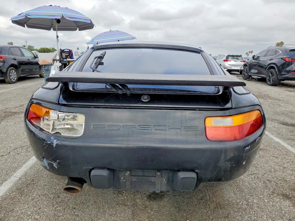 1988 Porsche 928 VIN WP0JB0926JS860462 COPART salvage auction — REAR END, Ca - Dis/Dlr/Exp Only Clean Title (P), sold $5,100 on 2026-07-10 (photo 6)