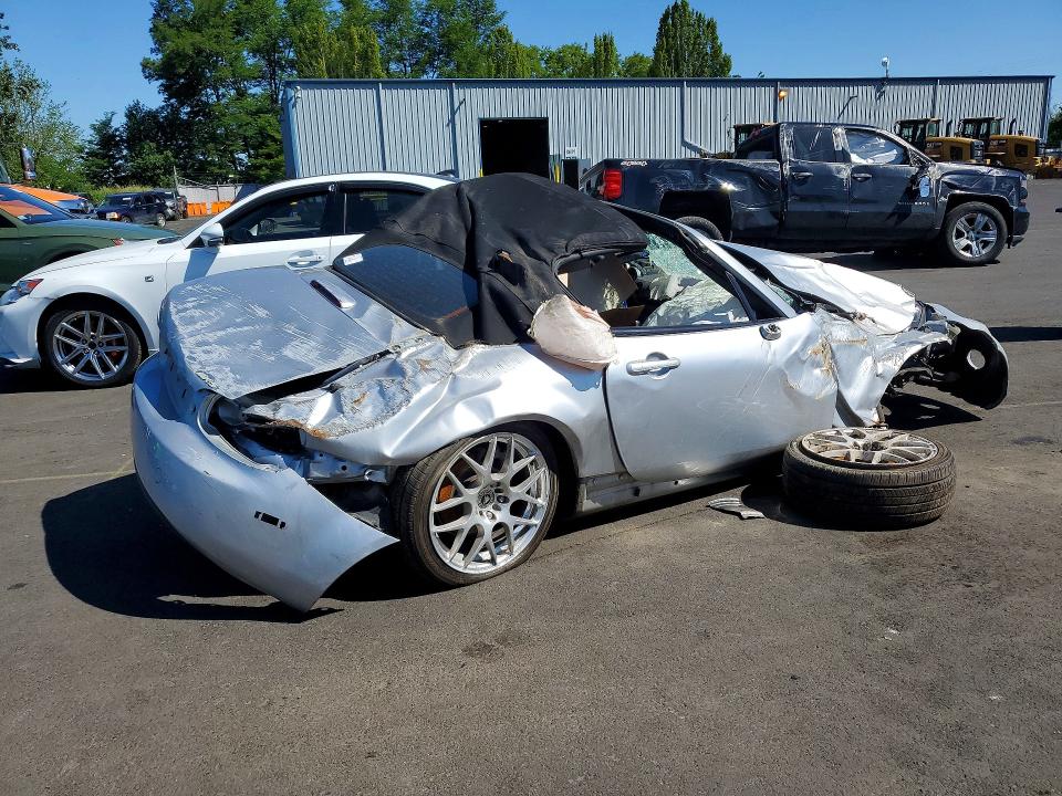 2007 Mazda Mx-5 VIN JM1NC25F570131697 COPART salvage auction — ROLLOVER, Or - Wrecker's Notice (Parts Only), sold $350 on 2026-07-13 (photo 3)