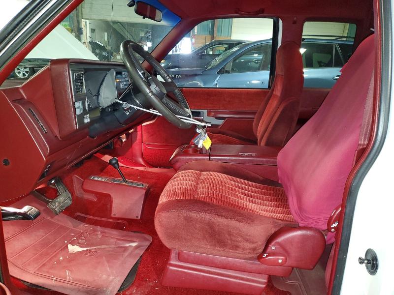 1994 Chevrolet Gmt-400 VIN 2GCEK19K6R1263492 COPART salvage auction — FRONT END, Ia - Cert Of Title-Salvage Title, sold $5,600 on 2026-07-08 (photo 7)
