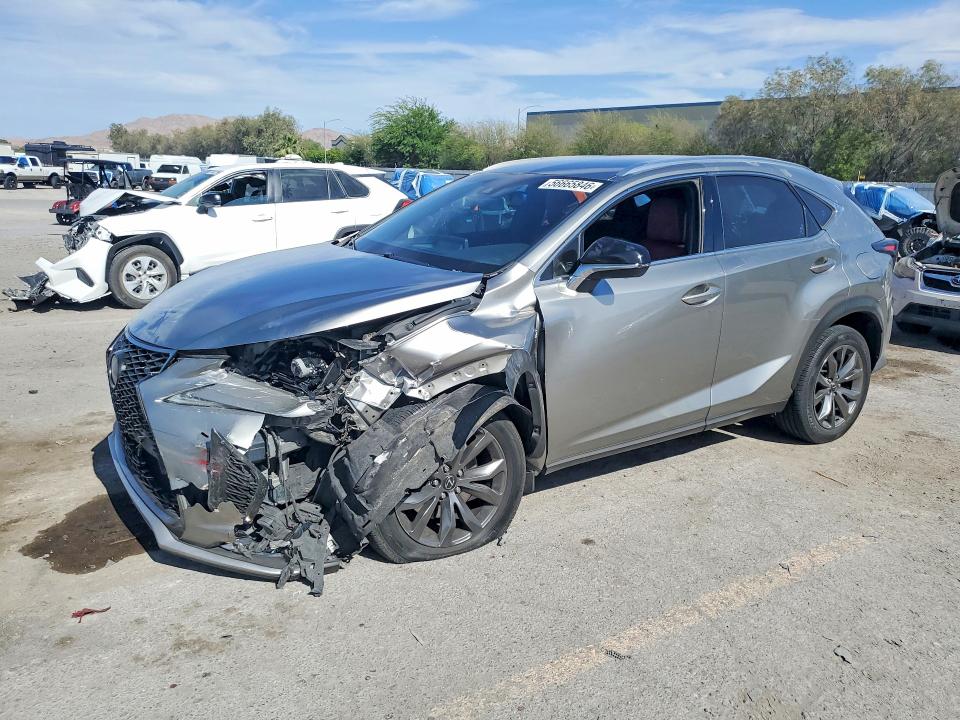 2018 Lexus Nx VIN JTJYARBZXJ2092642 COPART salvage auction — FRONT END, Nv - Salvage Title, sold $5,900 on 2026-07-30 (photo 1)