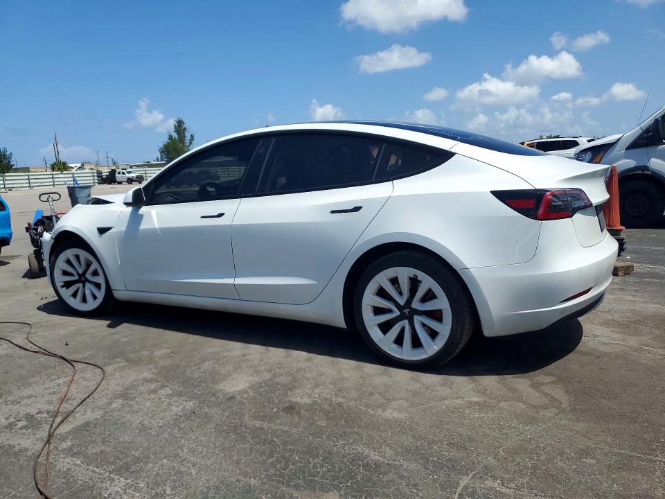 2023 Tesla Model 3 VIN 5YJ3E1EA3PF670241 COPART salvage auction — FRONT END, FL - CERTIFICATE OF DESTRUCTION, sold $8,600 on 2026-07-27 (photo 2)