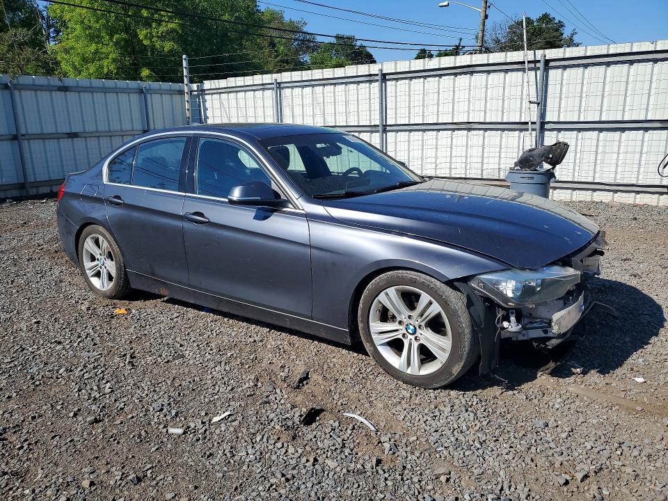 2017 BMW 3er VIN WBA8D9C55HA003725 COPART salvage auction — FRONT END, Nj - Cert Of Title-Salvage, sold $2,900 on 2026-07-17 (photo 4)