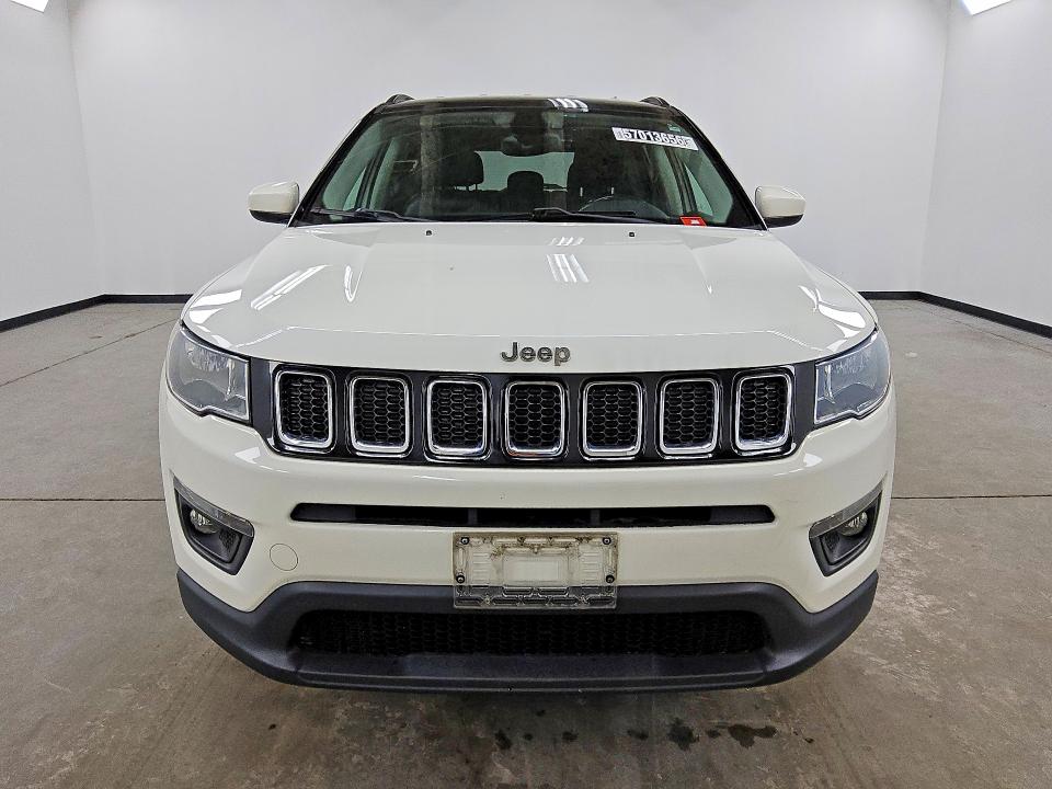 2018 Jeep Compass VIN 3C4NJDBBXJT192279 COPART salvage auction — REAR END, Il - Certificate Of Title, sold $7,000 on 2026-07-09 (photo 5)