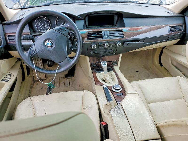 2008 BMW 5er VIN WBANV13588BZ45165 COPART salvage auction — MECHANICAL, Oh - Cert Of Title-Salvage, sold $275 on 2026-07-31 (photo 8)