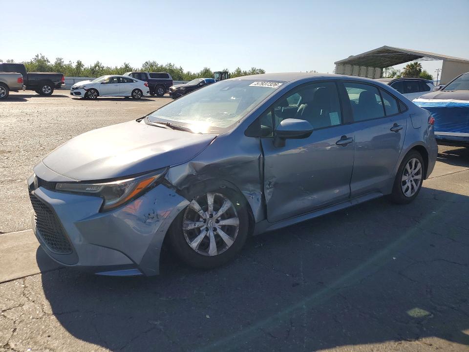 2020 Toyota Corolla VIN 5YFEPRAE9LP104867 COPART salvage auction — FRONT END, CA - SALVAGE CERTIFICATE, sold $4,550 on 2026-07-23 (photo 1)