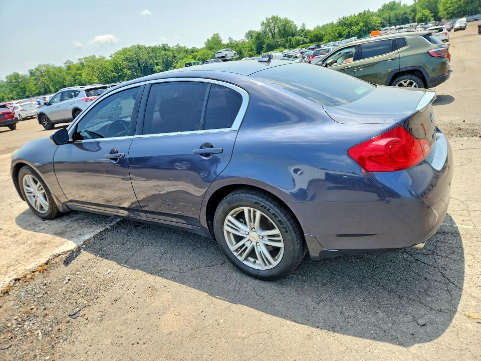2011 Infiniti G37 VIN JN1CV6AR9BM353687 COPART salvage auction — SIDE, CT - CERT OF TITLE-SALVAGE, sold $475 on 2026-07-31 (photo 2)