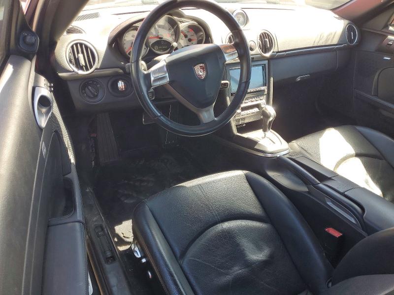 2007 Porsche Cayman VIN WP0AB29877U781671 COPART salvage auction — NORMAL WEAR, Fl - Dis/Dlr/Exp Only Clean Title, sold $7,800 on 2026-07-28 (photo 8)