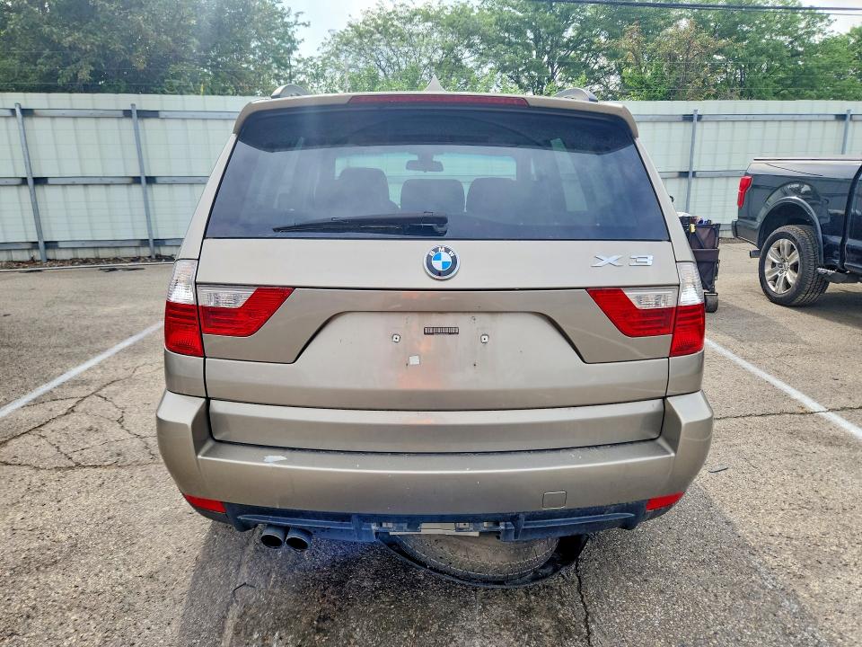 2008 BMW X3 VIN WBXPC93448WJ21537 COPART salvage auction — FRONT END, Oh - Cert Of Title-Salvage, sold $1,050 on 2026-07-08 (photo 6)