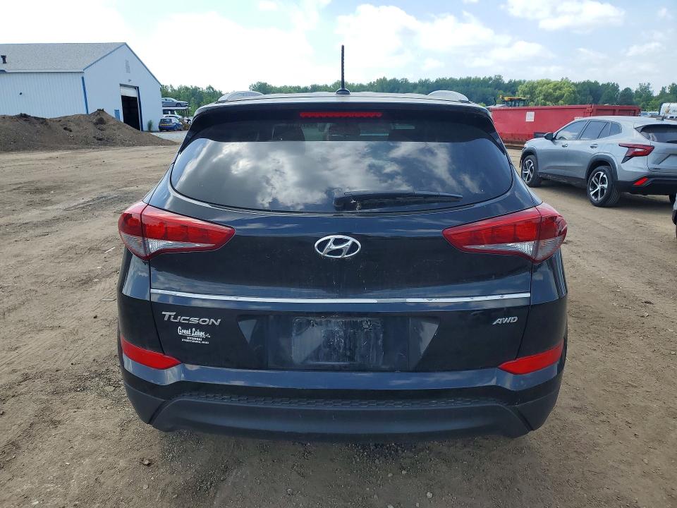 2017 Hyundai Tucson VIN KM8J3CA46HU323662 COPART salvage auction — HAIL, Oh - Cert Of Title-Salvage, sold $2,850 on 2026-07-13 (photo 6)