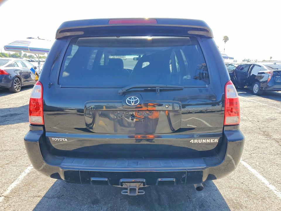 2007 Toyota 4runner VIN JTEBU14R170123467 COPART salvage auction — FRONT END, Ca - Salvage Certificate, sold $7,100 on 2026-07-31 (photo 6)