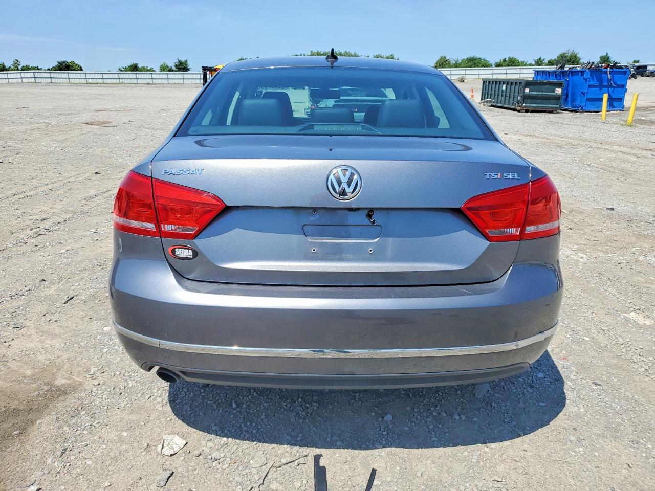 2015 Volkswagen Passat VIN 1VWCT7A36FC100176 COPART salvage auction — Front End, KY - CERT OF TITLE-SALVAGE, sold $1,550 on 2026-07-09 (photo 6)
