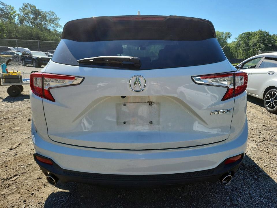 2020 Acura Rdx VIN 5J8TC1H39LL020597 COPART salvage auction — REAR END, Md - Cert Of Salvage < 75% Damage, sold $10,700 on 2026-07-31 (photo 6)