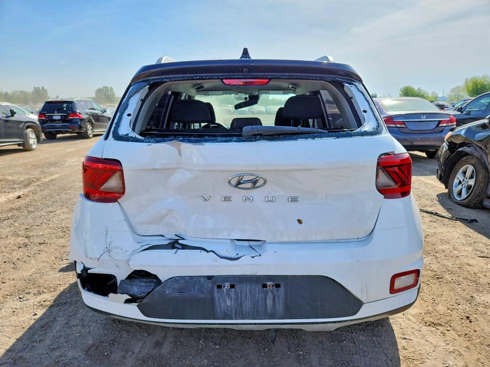 2021 Hyundai Venue VIN KMHRC8A37MU066979 COPART salvage auction — REAR END, ON - PERMIT NO BRAND - UNFIT, sold $2,950 on 2026-07-28 (photo 6)