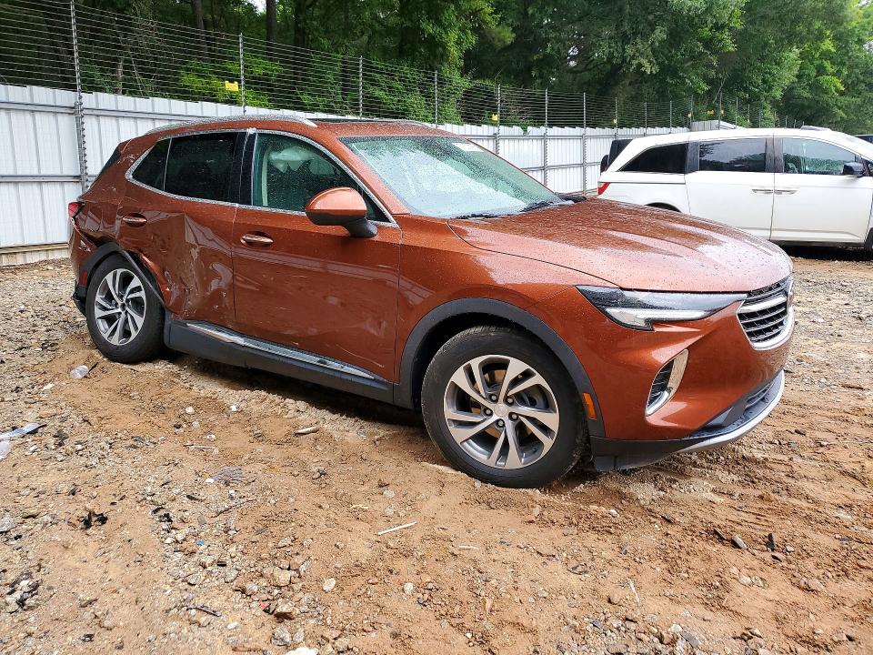 2021 Buick Envision VIN LRBFZPR40MD123535 COPART salvage auction — REAR END, Ga - Cert Of Title-Salvage, sold $5,700 on 2026-07-28 (photo 4)