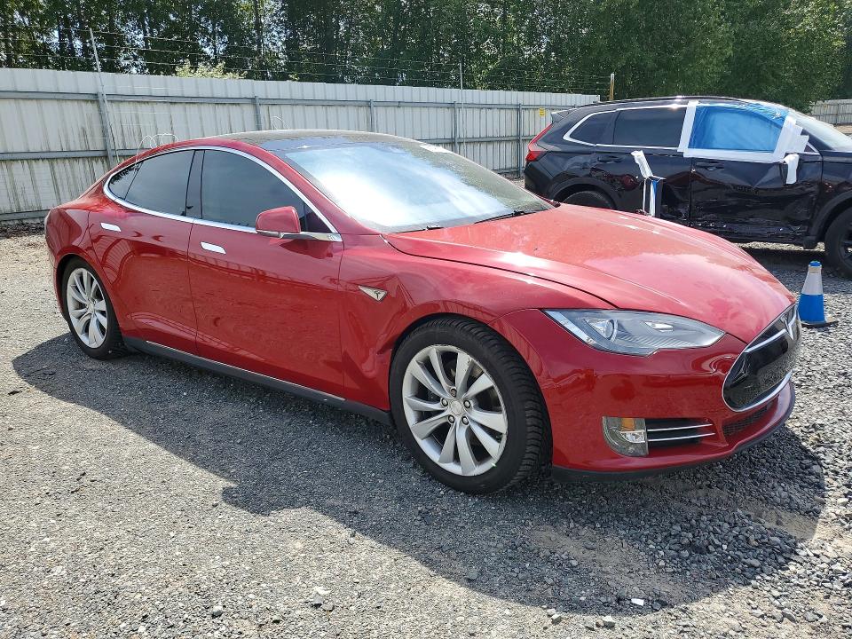 2015 Tesla VIN 5YJSA1V23FF099302 COPART salvage auction — SIDE, Wa - Bill Of Sale, sold $2,800 on 2026-07-06 (photo 4)