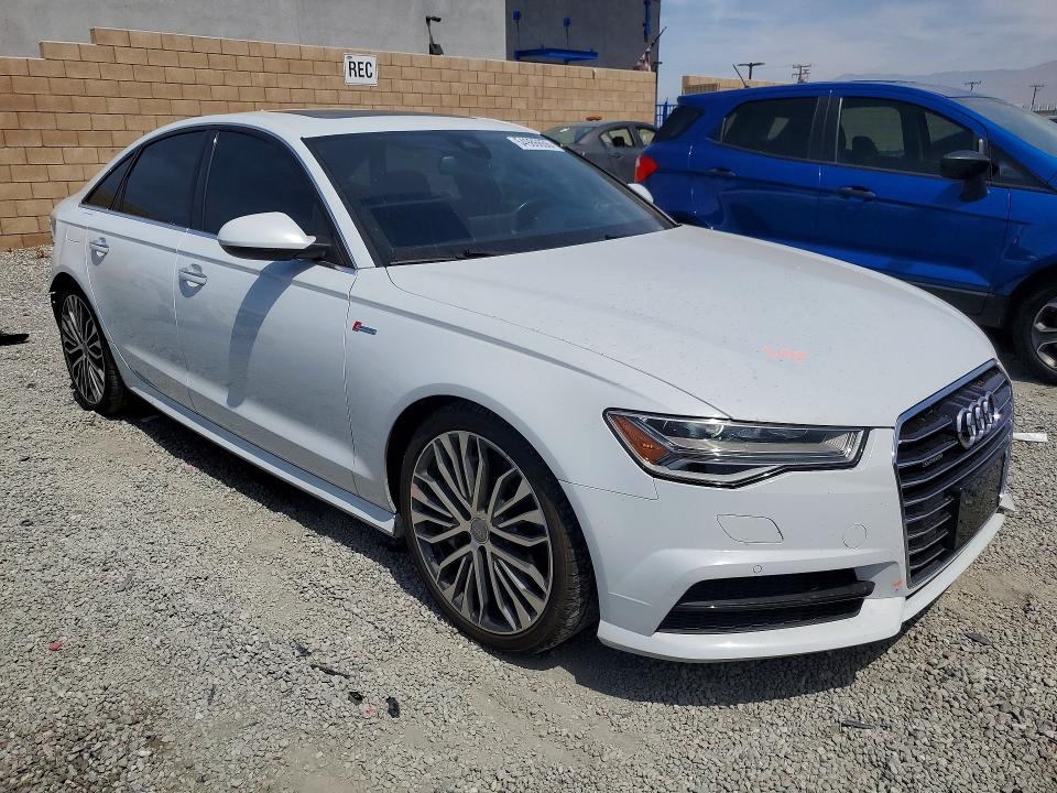 2017 Audi A6 VIN WAUH2AFC2HN006611 COPART salvage auction — REAR END, Ca - Salvage Certificate, sold $5,300 on 2026-07-22 (photo 4)