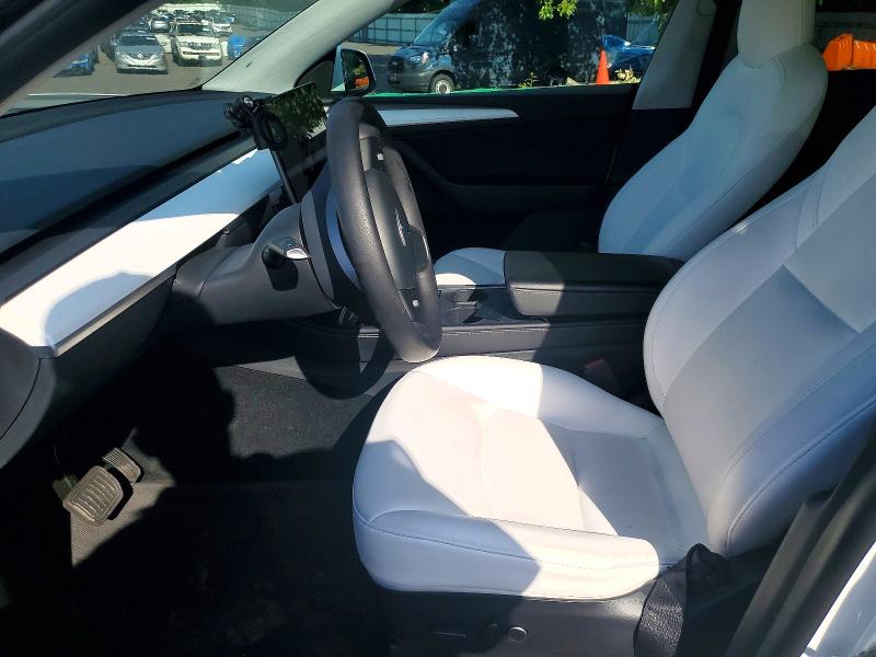2022 Tesla VIN 7SAYGDEEXNF517330 COPART salvage auction — FRONT END, Or - Salvage Title Certificate, sold $125 on 2026-07-29 (photo 7)