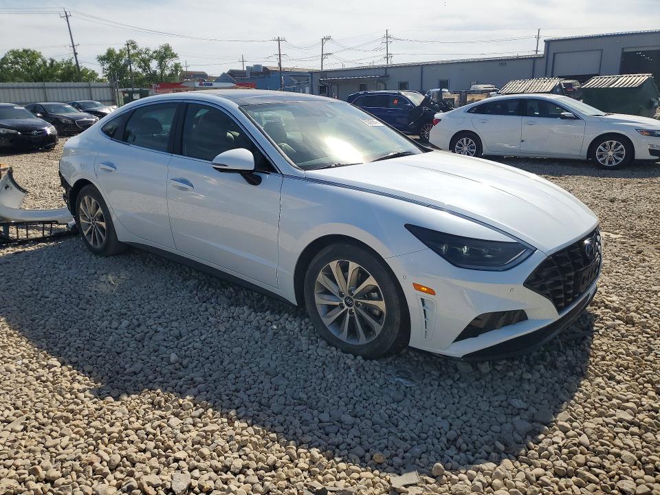 2021 Hyundai Sonata VIN 5NPEH4J28MH095826 COPART salvage auction — REAR END, Il - Salvage Certificate, sold $9,500 on 2026-07-08 (photo 4)