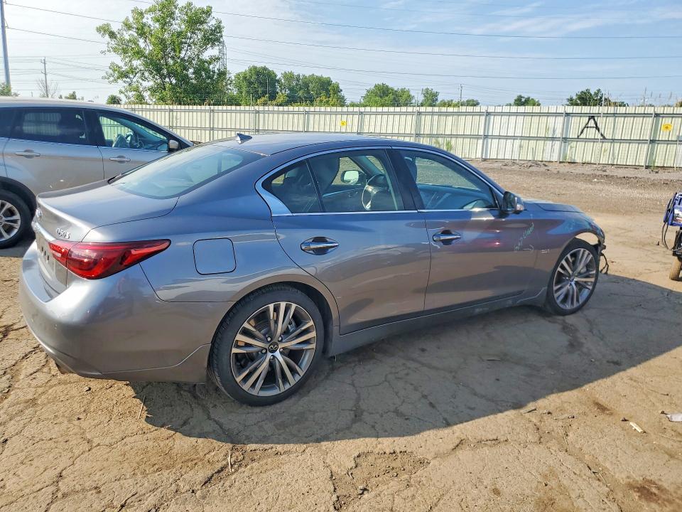 2020 Infiniti Q50 VIN JN1EV7AR5LM252792 COPART salvage auction — FRONT END, Mi - Certificate Of Title, sold $7,100 on 2026-07-17 (photo 3)