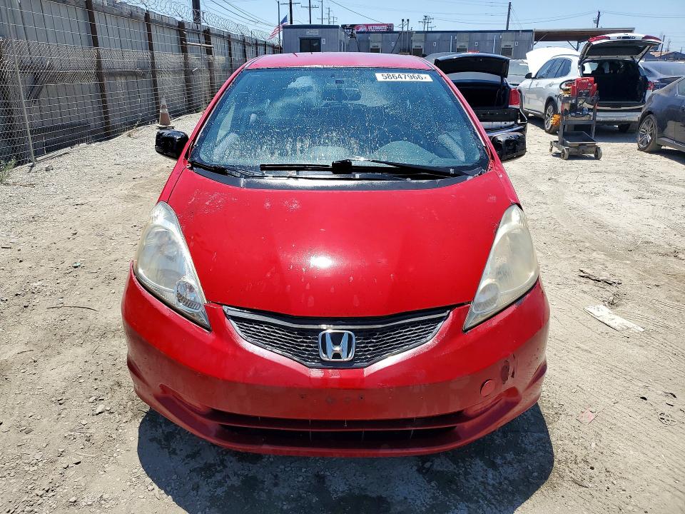 2009 Honda Fit VIN JHMGE88459S011517 COPART salvage auction — MINOR DENT/SCRATCHES, Ca - Dlr/Dis/Exp Only Salvage Title, sold $900 on 2026-07-06 (photo 5)