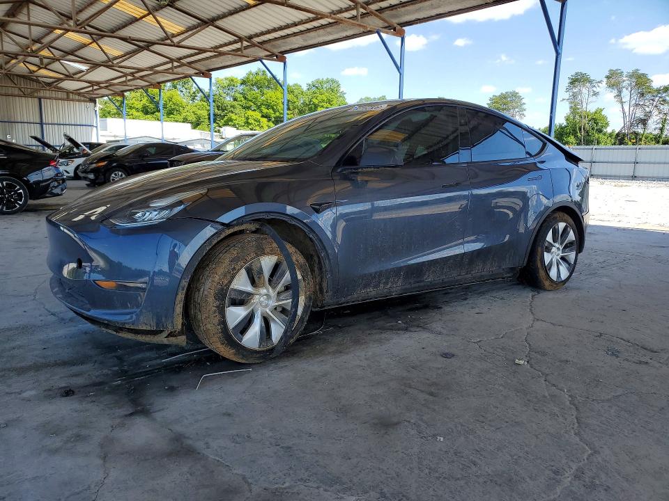 2023 Tesla Model y VIN 7SAYGDEE0PA144542 COPART salvage auction — FRONT END, Ga - Cert Of Title-Salvage, sold $5,200 on 2026-07-30 (photo 1)