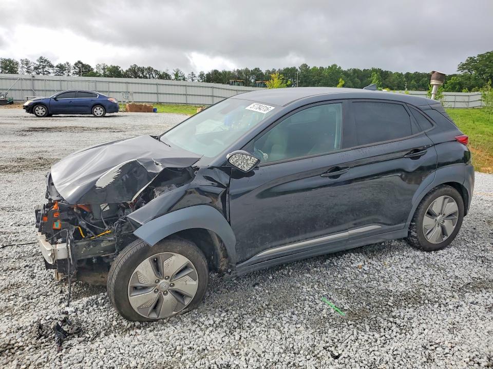 2021 Hyundai VIN KM8K23AGXMU131821 COPART salvage auction — FRONT END, Ga - Cert Of Title-Salvage, sold $200 on 2026-07-27 (photo 1)