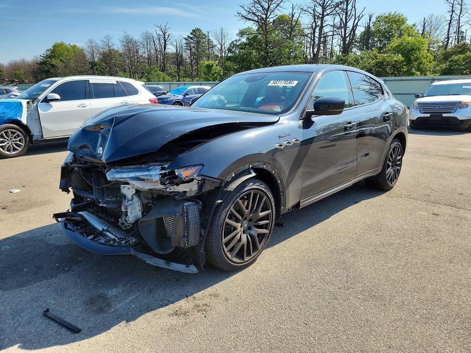 2022 Maserati Levante VIN ZN661YUM5NX407988 COPART salvage auction — FRONT END, Ny - Mv-907A Salvage Certificate, sold $3,700 on 2026-07-30 (photo 1)