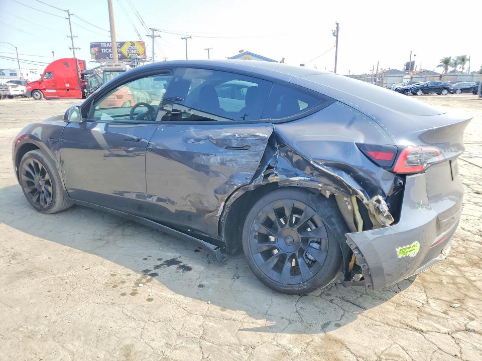 2023 Tesla Model y VIN 7SAYGDEE4PA047845 COPART salvage auction — REAR END, CA - SALVAGE CERTIFICATE, sold $8,400 on 2026-07-30 (photo 2)