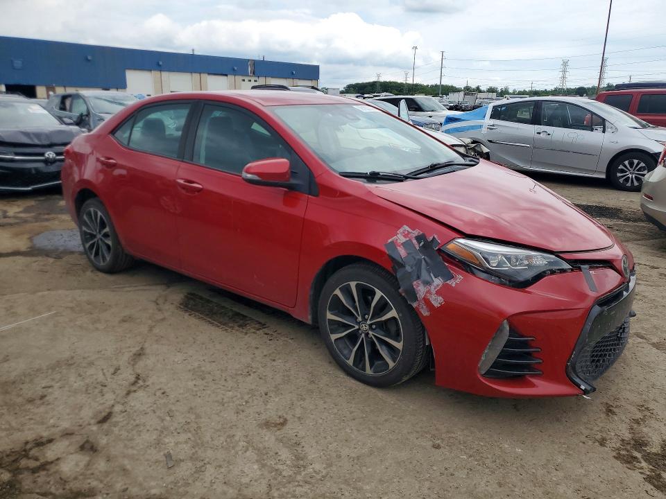 2017 Toyota Corolla VIN 2T1BURHE9HC830012 COPART salvage auction — FRONT END, Mi - Certificate Of Title, sold $3,850 on 2026-07-02 (photo 4)
